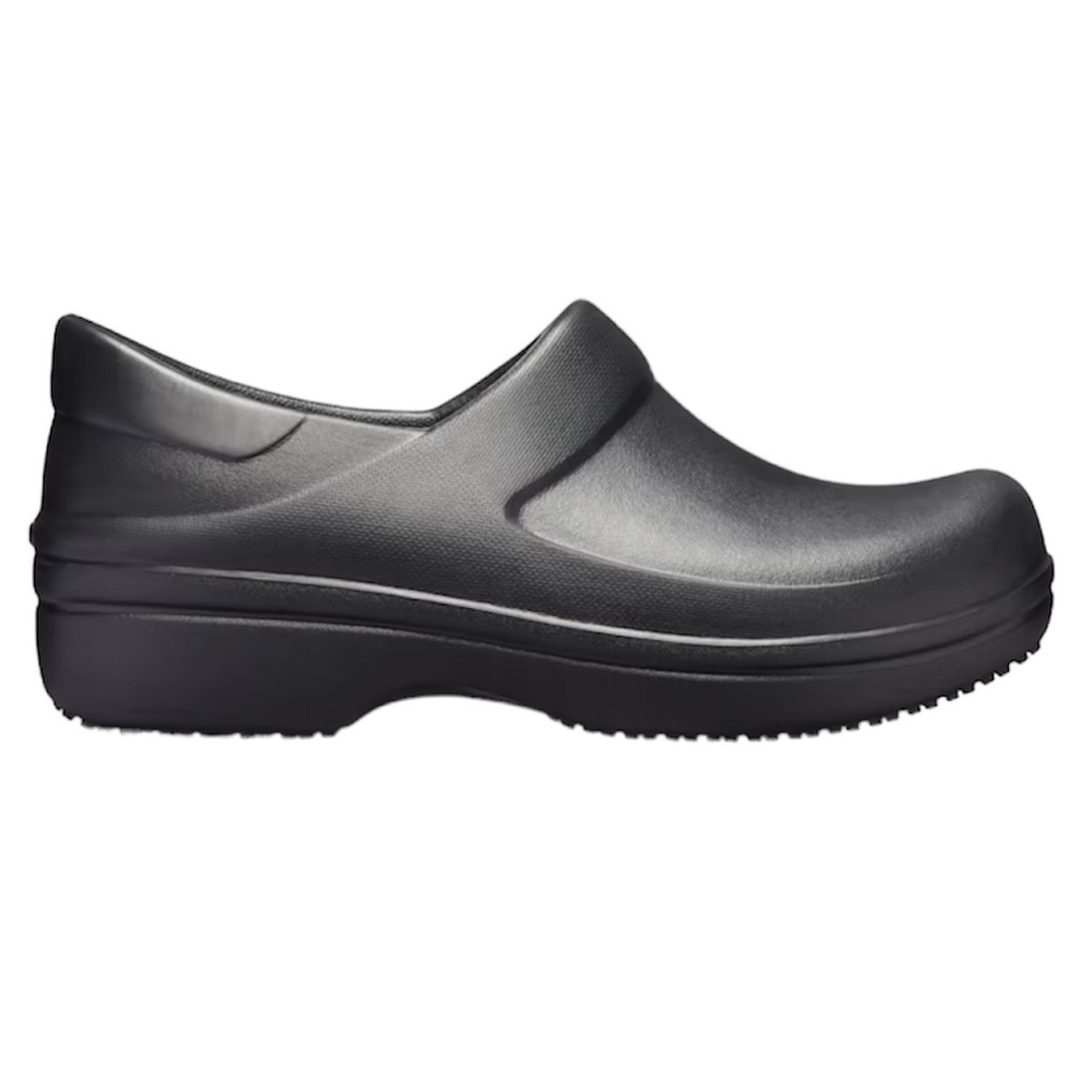 - CROCS Sz 9 Neria Pro II Slip Resistant Black Work Clog! EUC!